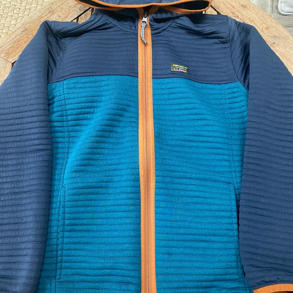 LL Bean jacket kids size L 14-16